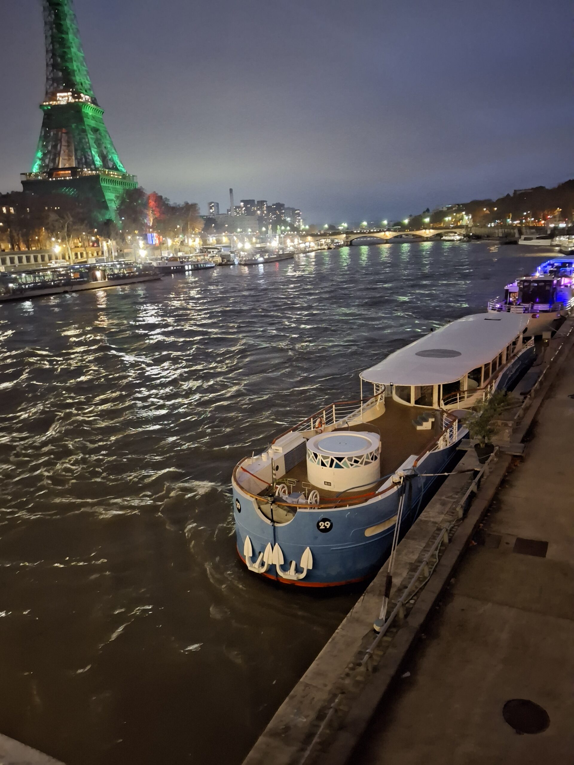 tour Eiffel et la seine